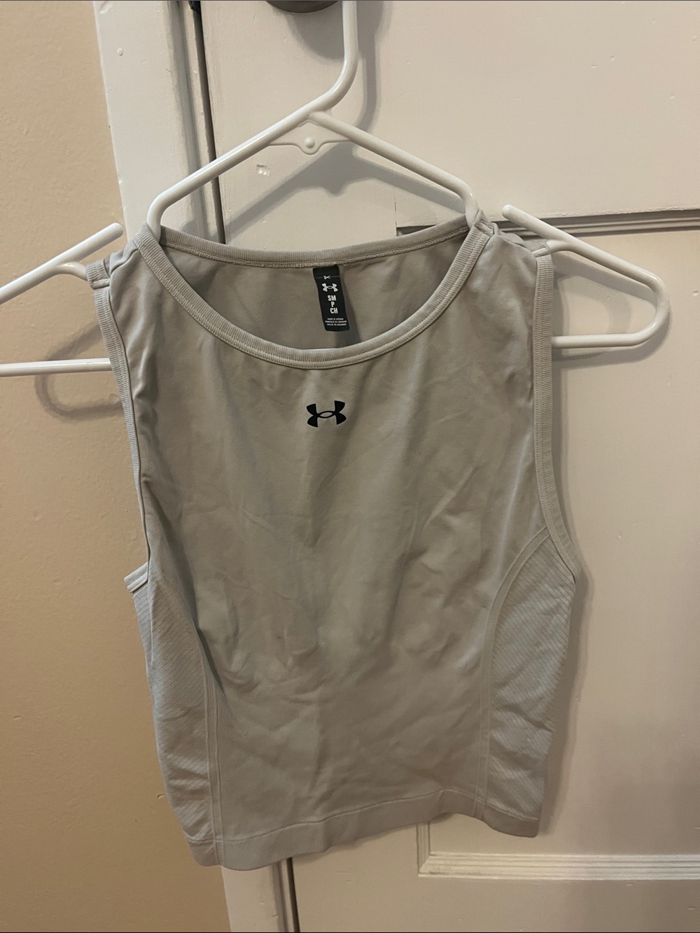Under Armour Light Gray Women's Athletic Tank Top